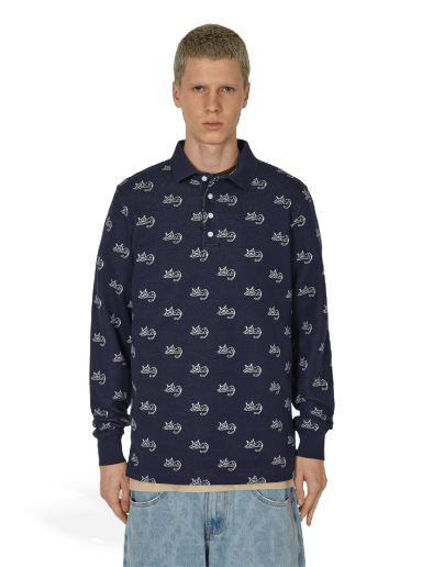 Поло тениска Puma Noah x Jacquard Polo Тъмно синьо | 623863-06