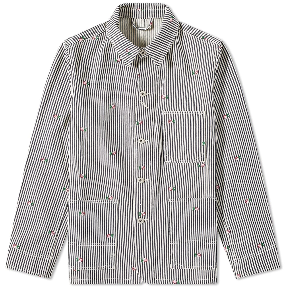 Яке KENZO PARIS Rinse Striped Workwear Denim Jacket Многоцветен | FD55DV1026J1-DM, 0