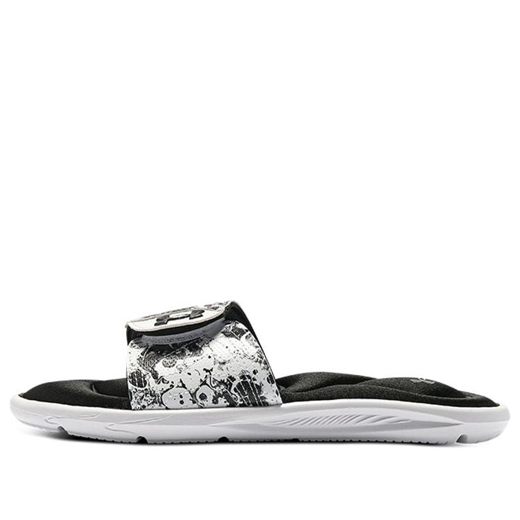 Кецове и обувки Under Armour Ignite 6 Graphic Strap Slides Бяло | 3024453-002, 0
