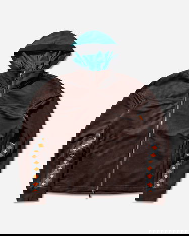 Яке Asics Novalis Styrax Hooded Track Jacket with Patterned Sleeves Многоцветен | 2203A325-200, 1