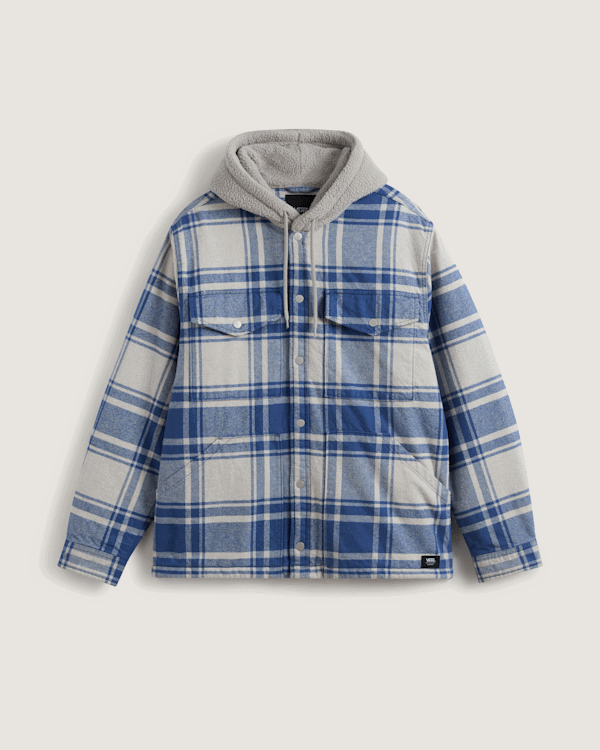 Яке Vans Piedmont Sherpa-Lined Hooded Plaid Shacket Многоцветен | VN000P7VF0R, 0