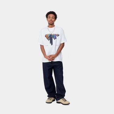 Тениска Carhartt WIP Diagram Script T-Shirt Бяло | I033176_02_XX, 3