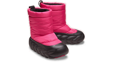 Кецове и обувки Crocs OverPuff Boot Розово | 210667-6ZQ, 1