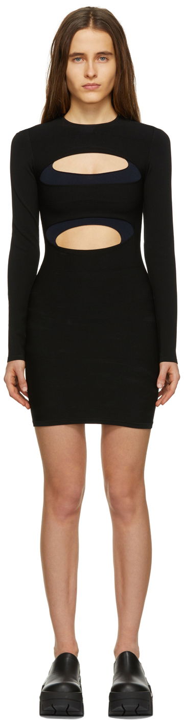 Pокля Dion Lee Dion Lee Double Hosiery Mini Dress Черно | A7536R22, 0