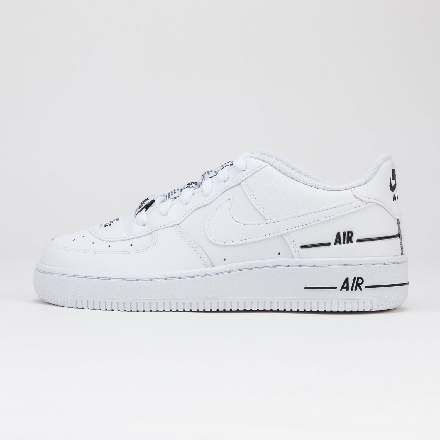 Кецове и обувки Nike Air Force 1 LV8 3 GS Бяло | CJ4092-100, 0