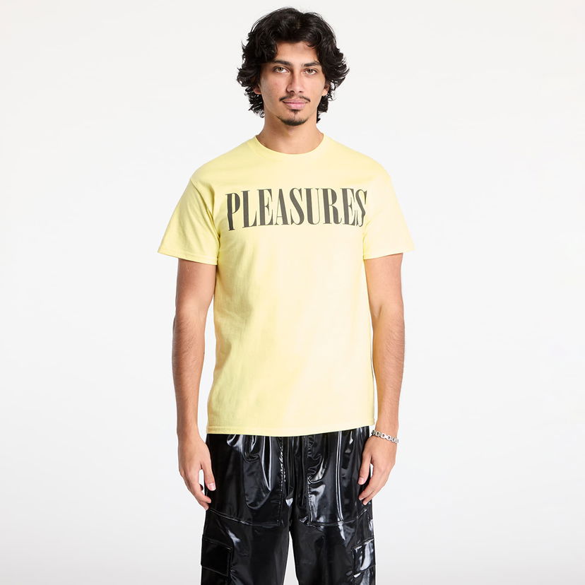 Тениска Pleasures Onyx 24 Graphic Print T-Shirt Жълто | P24W048 CORNSILK