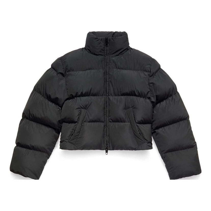 Пухо яке Balenciaga Shrunk Puffer Jacket Черно | 751101TYD361000