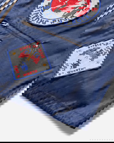 Яке бомбър Champion 60’s Souvenir Patchwork Campus Jacket Синьо | 221136 BS570, 3