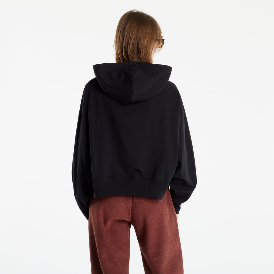 Суитчър Nike NSW Oversized Jersey Pullover Hoodie Черно | DM6417-010, 1