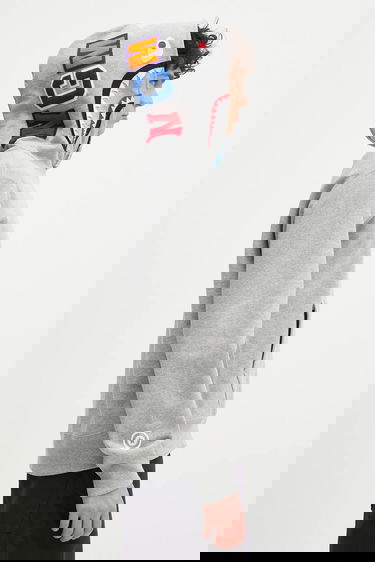 Суитчър BAPE Abc Camo Shark Pullover Hoodie Сиво | 1L30114009, 3