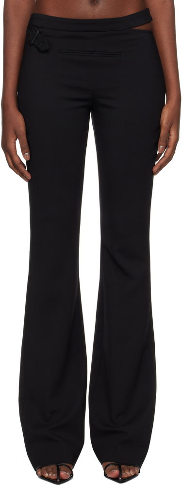 Панталони Courrèges Courrèges Tailored Slash Flare Trousers Черно | 424CPA265WO0113, 0
