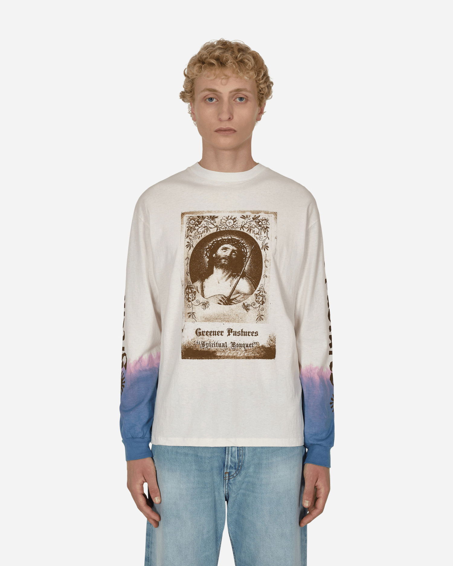 Тениска Aries Santino Tie Dye Long-sleeve Tee Многоцветен | FTAR60027-MLT, 1