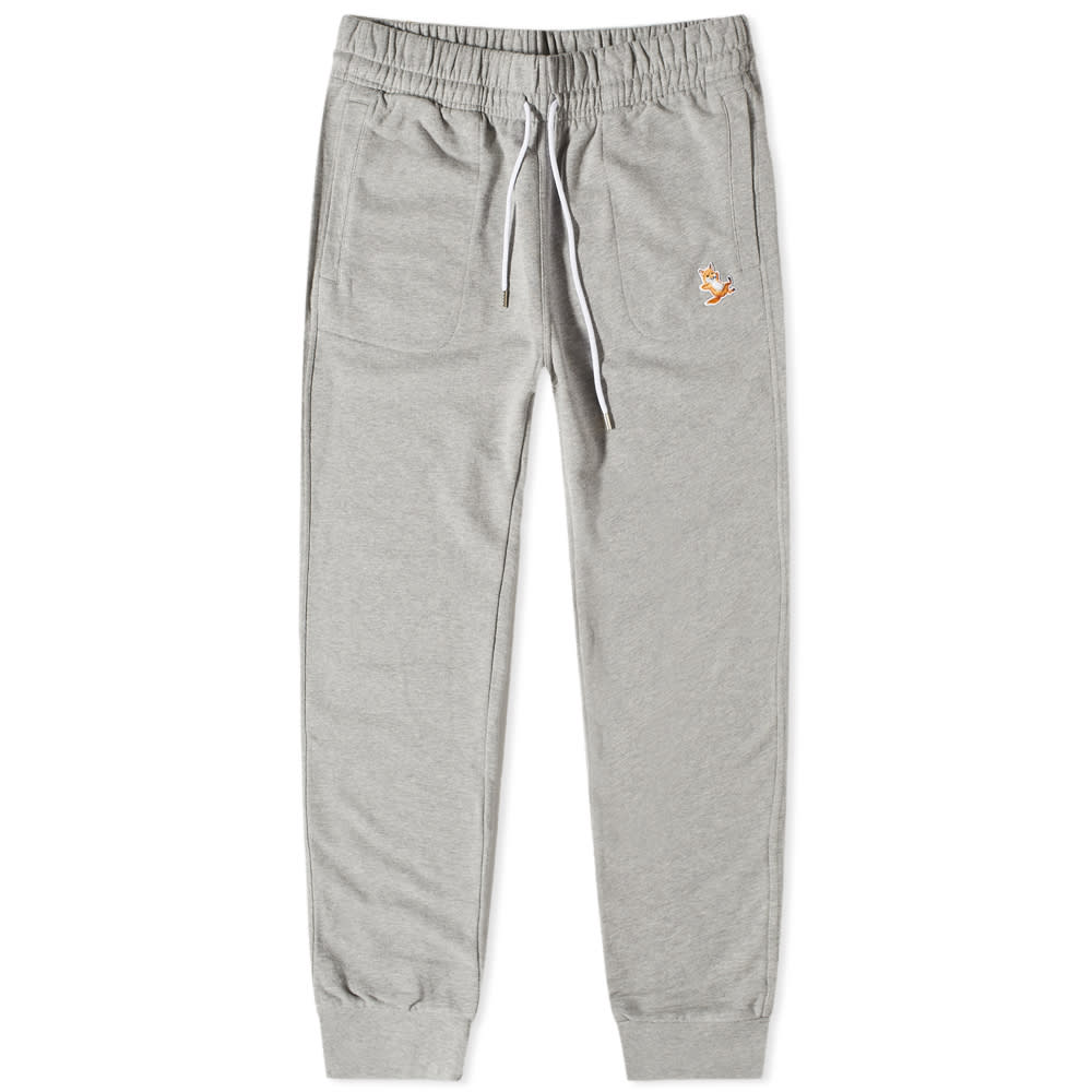 Панталони MAISON KITSUNÉ Maison Kitsune Chillax Fox Patch Classic Jog Pant Сиво | IU01308KM0001-H150, 0