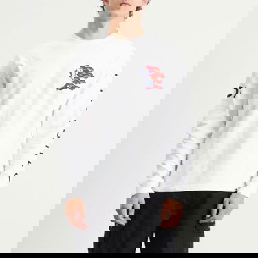 Тениска By Parra Not Finished Long Sleeve T-Shirt Бяло | 54315-WHT, 2