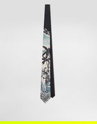 Dolce & Gabbana Pin-up Print Silk Tie