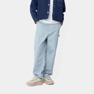 Карго панталони Carhartt WIP Single Knee Garment Dyed Pants Синьо | I033572_9, 0