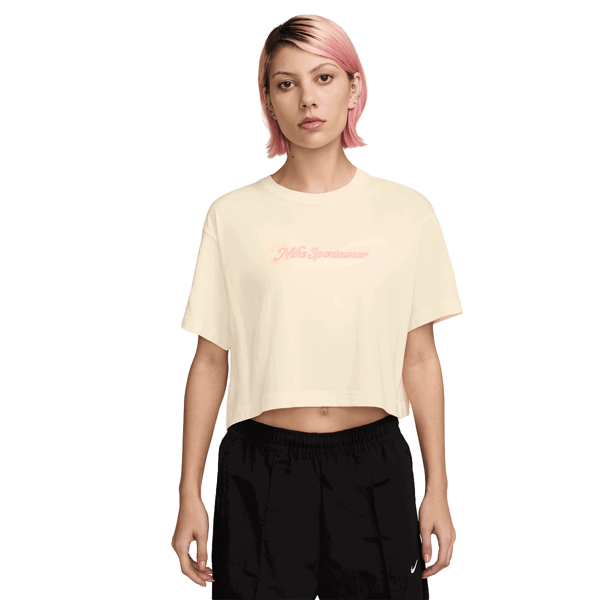 Тениска Nike Sportswear Club Crop T-Shirt Жълто | HV4947-110, 0