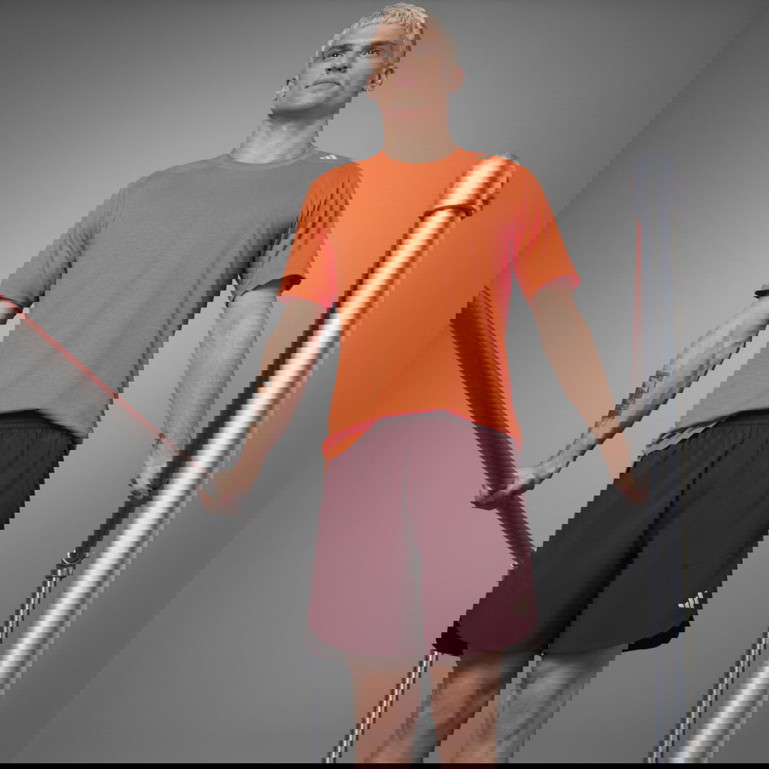 Къси панталони adidas Originals Lift Your Mind Designed for Training Shorts Бургунди | IN1854, 1
