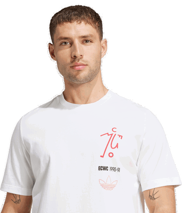 Тениска adidas Performance Manchester United '91 T-Shirt Бяло | JC9389, 2
