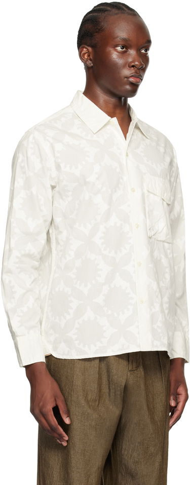 Риза Universal Works Universal Works Field Shirt Бяло | P3079, 1