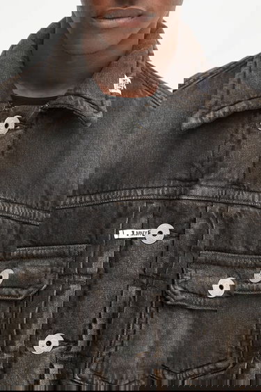 Яке Maison MIHARA YASUHIRO Maison MIHARA YASUHIRO Blouson Winter Denim Jacket Черно | J15BL126, 3