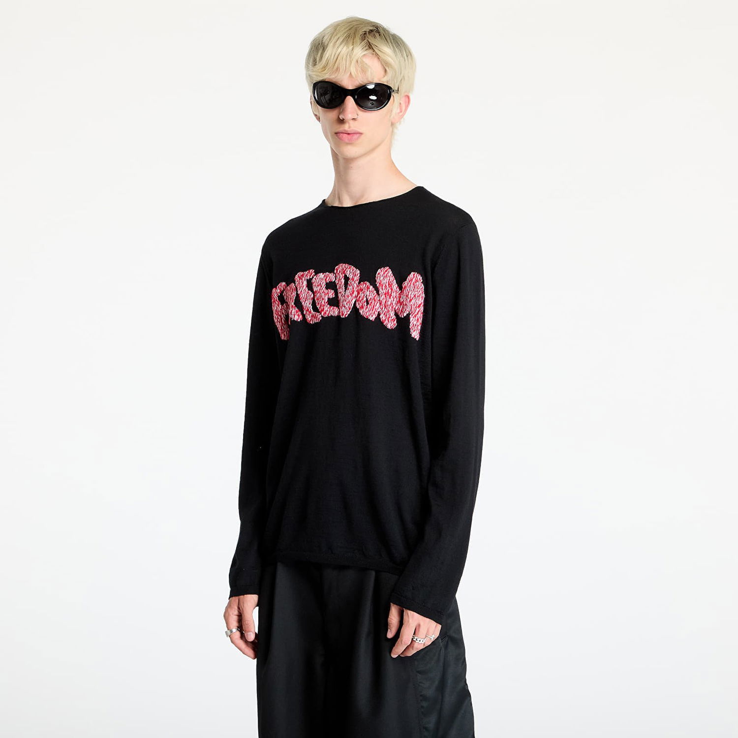 Пуловер Comme des Garçons SHIRT Knit Sweater Black Черно | FN-N001 Black, 0