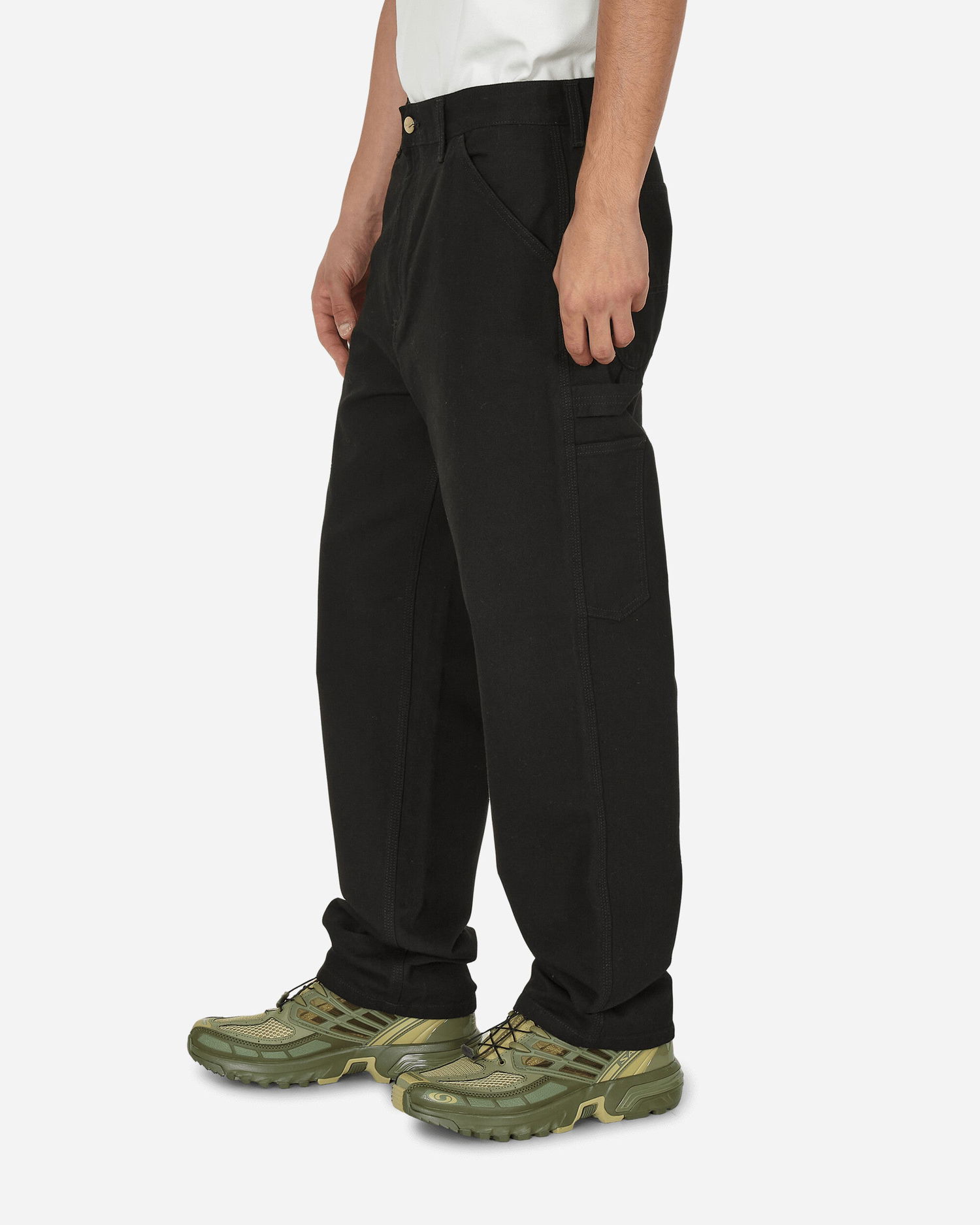 Панталони и дънки Carhartt WIP Single Knee Black Бургунди | I031497_89_02, 1
