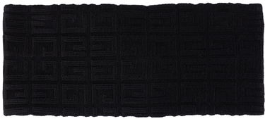 Шал Givenchy Givenchy Monogram Knitted Turban Headband Черно | H11024, 1