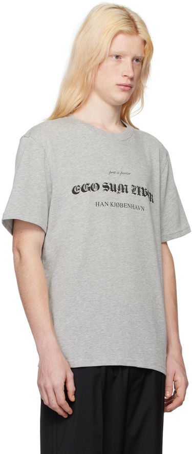 Тениска Han Kjøbenhavn Han Kjobenhavn Freedom T-Shirt Сиво | M-133211, 1