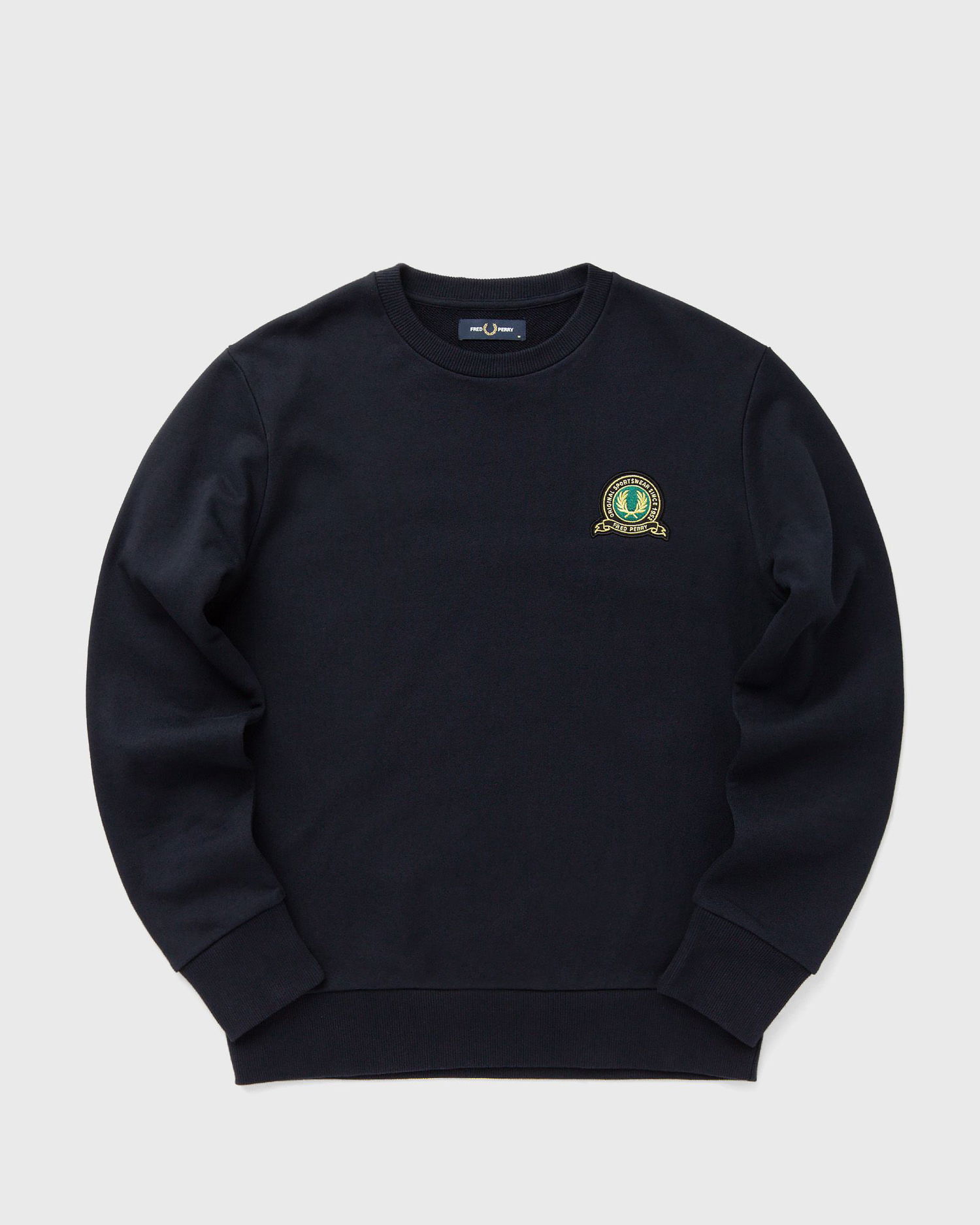 Суитчър Fred Perry Tennis Badge Sweatshirt Тъмно синьо | M1751-608, 0