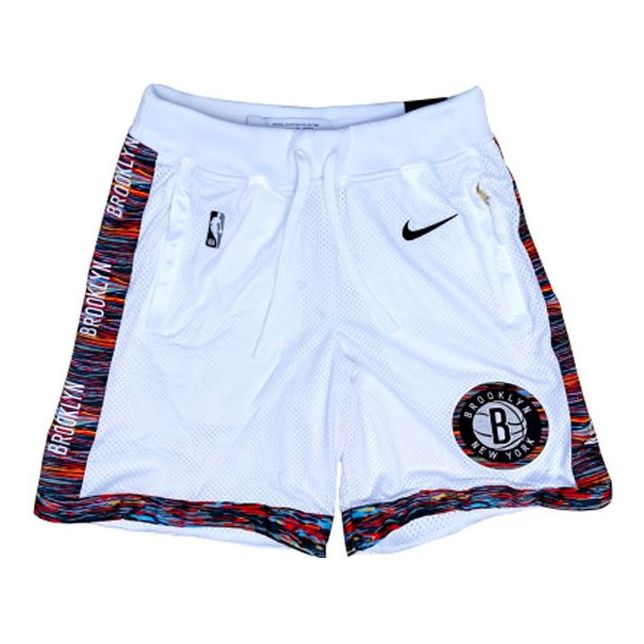 Къси панталони Nike NBA Brooklyn Nets City Series Quick Dry Shorts Бяло | CJ9415-100, 0