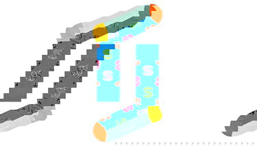 Чорапи Happy Socks Andy Warhol Dollar Sock Многоцветен | AWDOL01-6500, 0