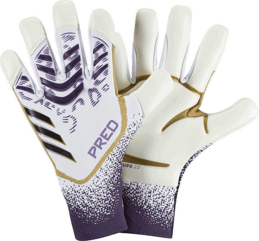 Спортна екипировка adidas Originals PREDATOR GL PRO HYBRID Goalkeeper Gloves Бяло | jz5789