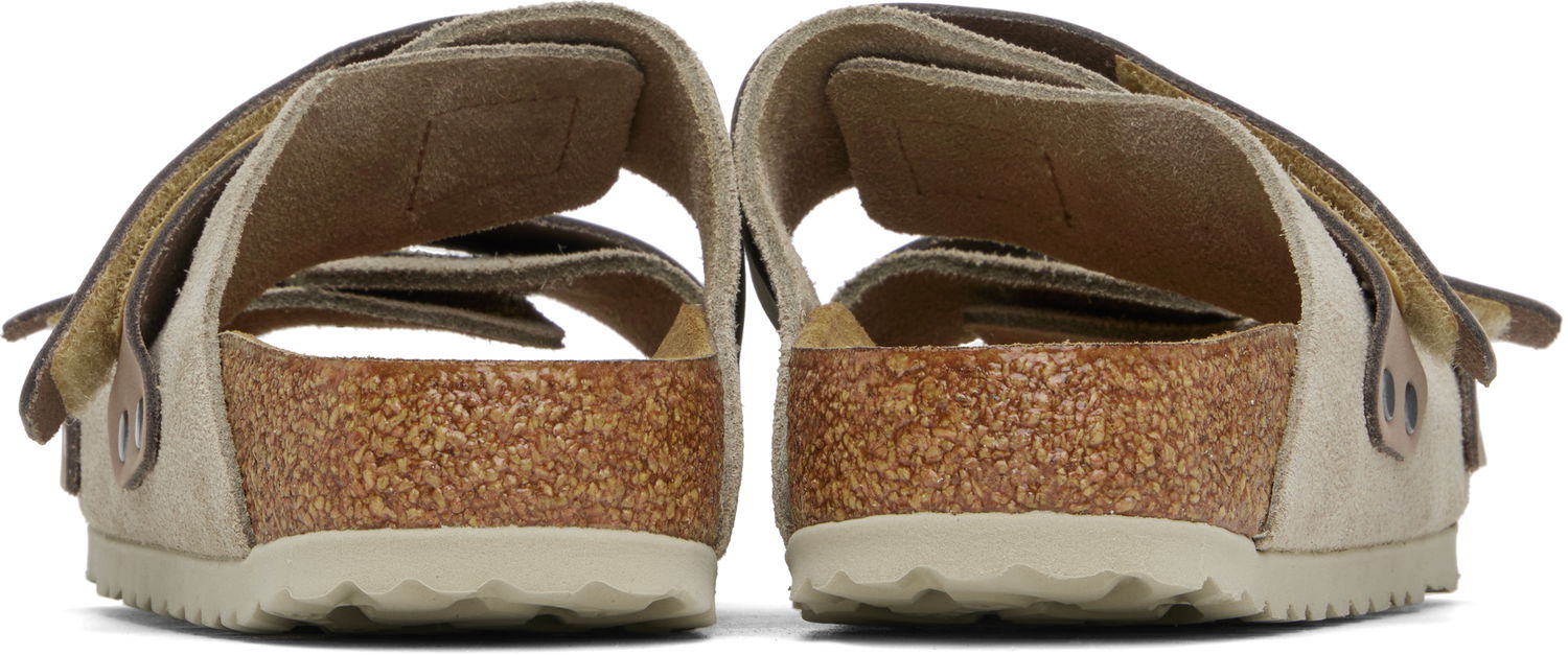 Кецове и обувки Birkenstock Uji Narrow Suede Sandals Бежово | 1025695, 1