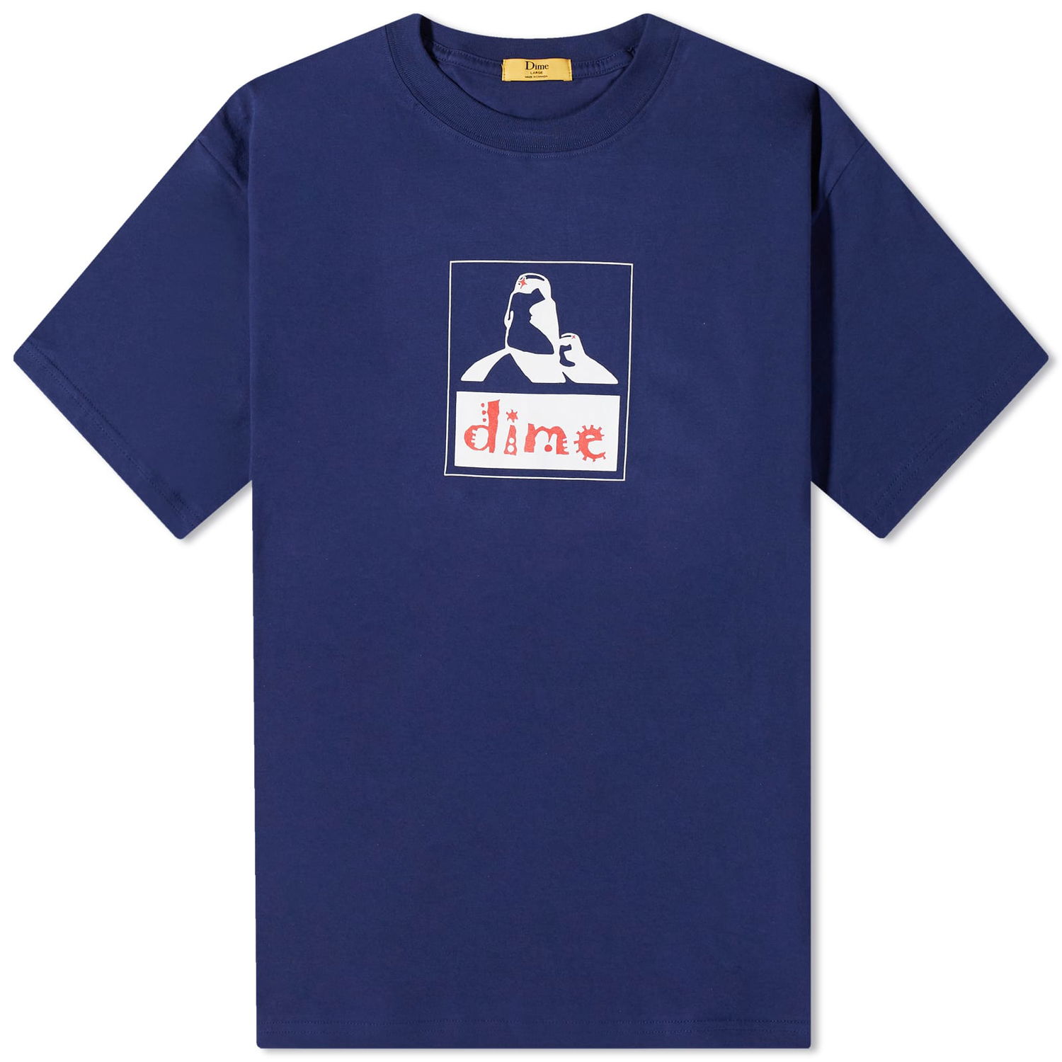 Тениска Dime Chad T-Shirt Тъмно синьо | DIME23D1F24-NVY, 0