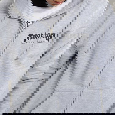 Суитчър Thrasher Magazine Logo Zip Hoody Сиво | 114123, 2