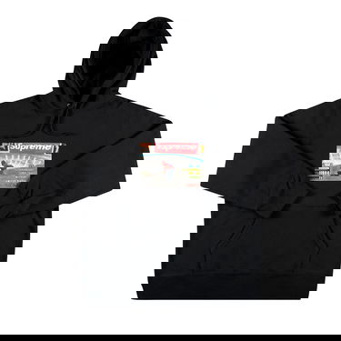 Суитчър Supreme Thrasher x Hooded Sweatshirt Черно | FW21SW98 BLACK, 1