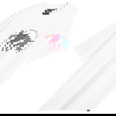 Тениска By Parra Parra The Zoomies T-Shirt Бяло | 54120-WHT, 1