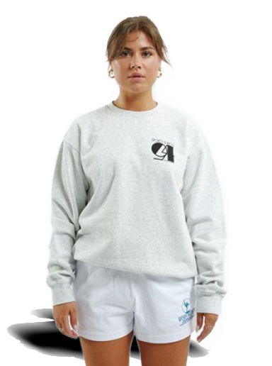 Суитчър Sporty & Rich Studio Crewneck Сиво | CR484HG