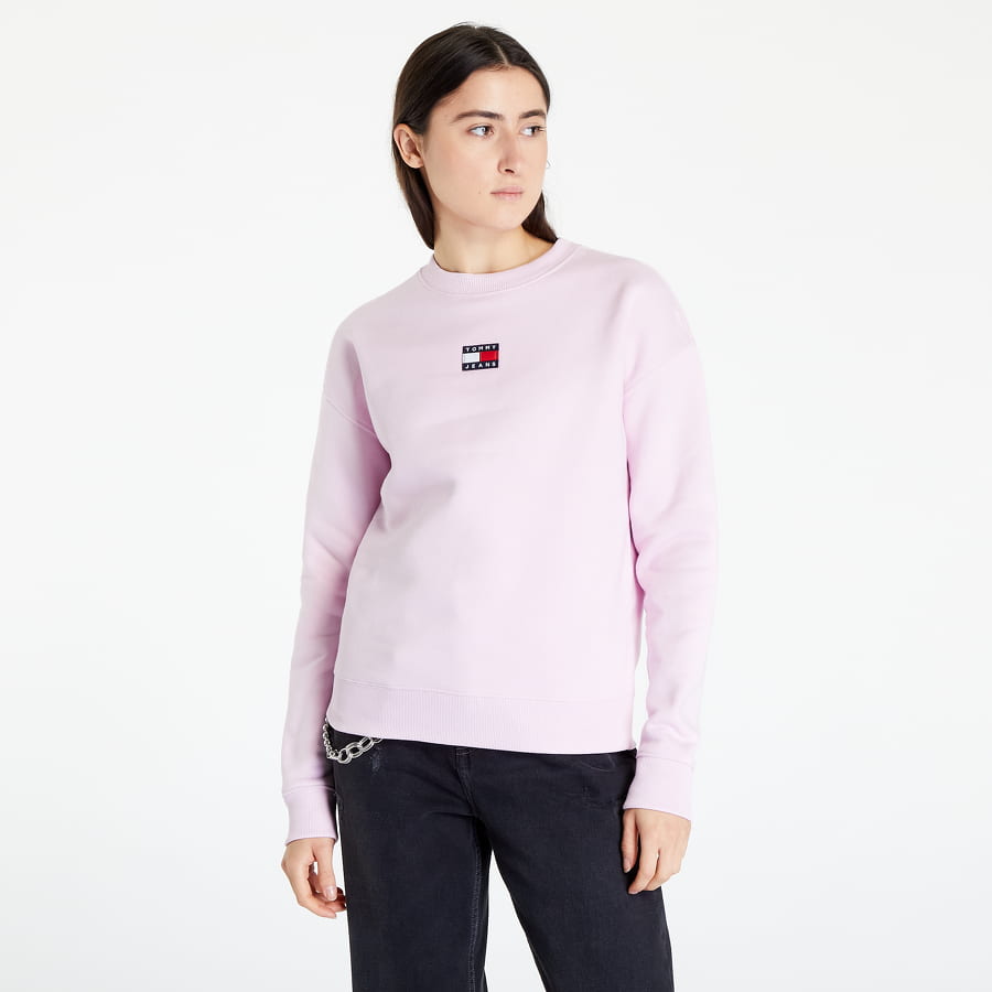 Суитчър Tommy Hilfiger JEANS Tommy Center Bad Sweatshirt Розово | DW0DW10402 TOB, 0