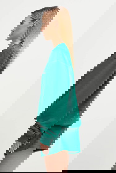 Суитчър Sporty & Rich New York Tennis Club Graphic Print Sweatshirt Зелено | ST071621402GR03, 3