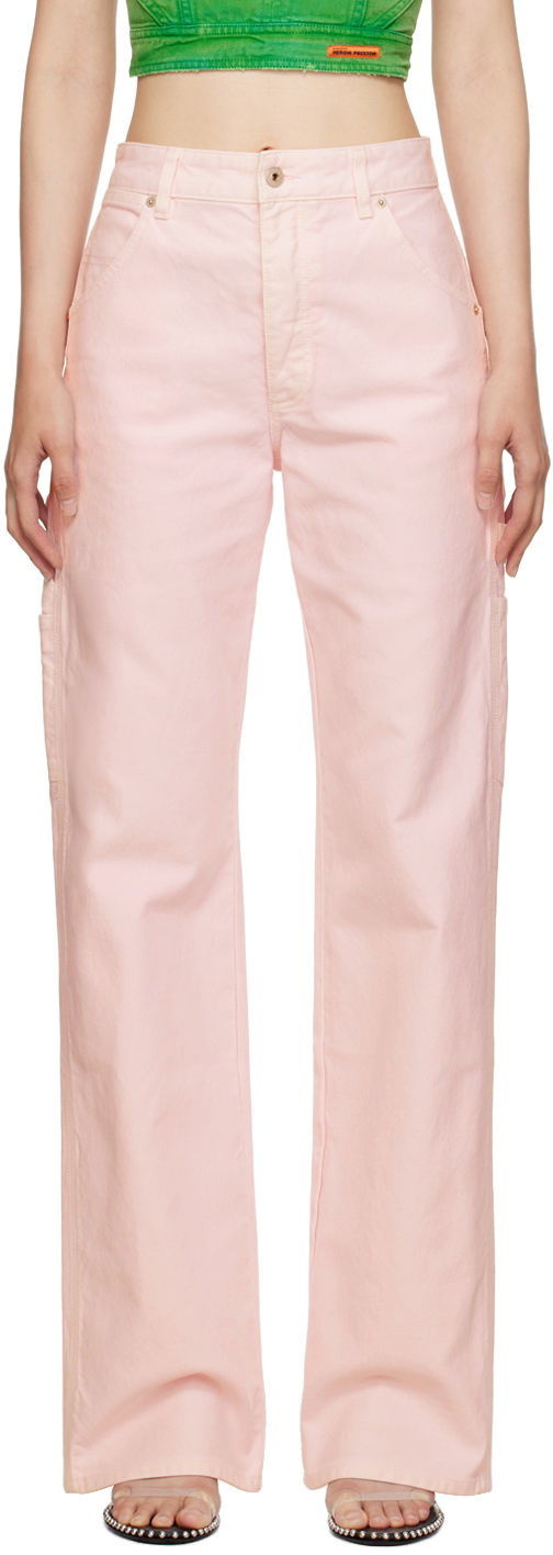 Панталони HERON PRESTON Carpenter Trousers Розово | HWCA036F23FAB0023000, 0