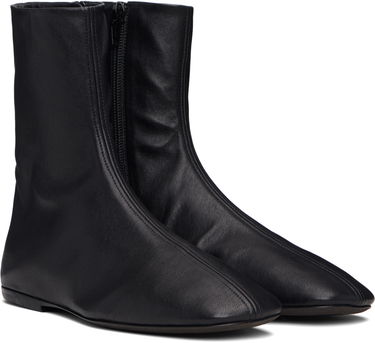 Кецове и обувки Dries Van Noten Dries Van Noten Leather Ankle Boots Черно | 252-011702-140, 3