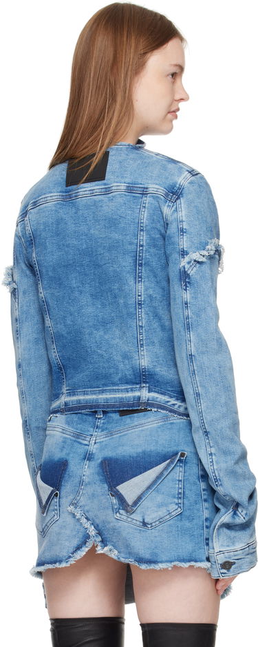 Яке Ottolinger Ottolinger Drape Collar Denim Jacket Синьо | 117-701017-01, 2