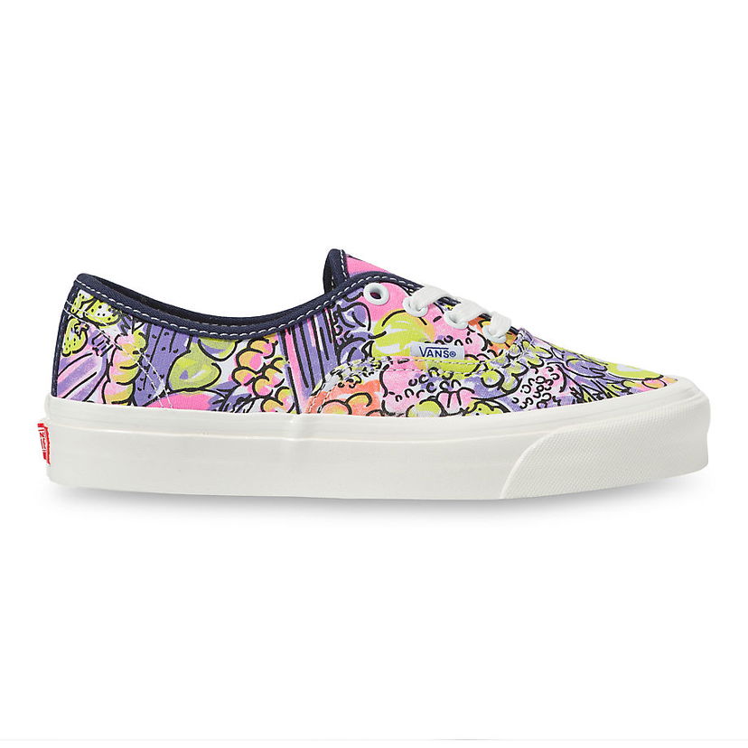 Кецове и обувки Vans Anaheim Factory Authentic 44 Dx Parisian Night/OG Veggies Print Синьо | VN0A54F29GR