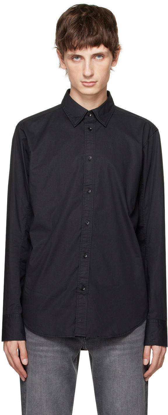 Риза rag & bone Rag & Bone Zac Shirt Черно | MBW23PA437FPML, 0
