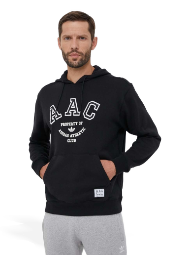 Суитчър adidas Originals Originals Athletic Club Hoodie Черно | HZ0700