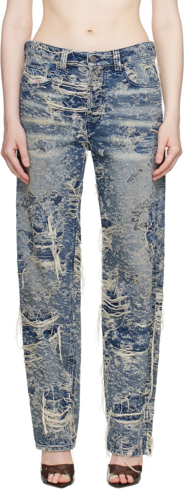 Дънки Diesel Diesel 1988 D-Ark Regular Fit Distressed Jeans Синьо | A19193 09M04, 0