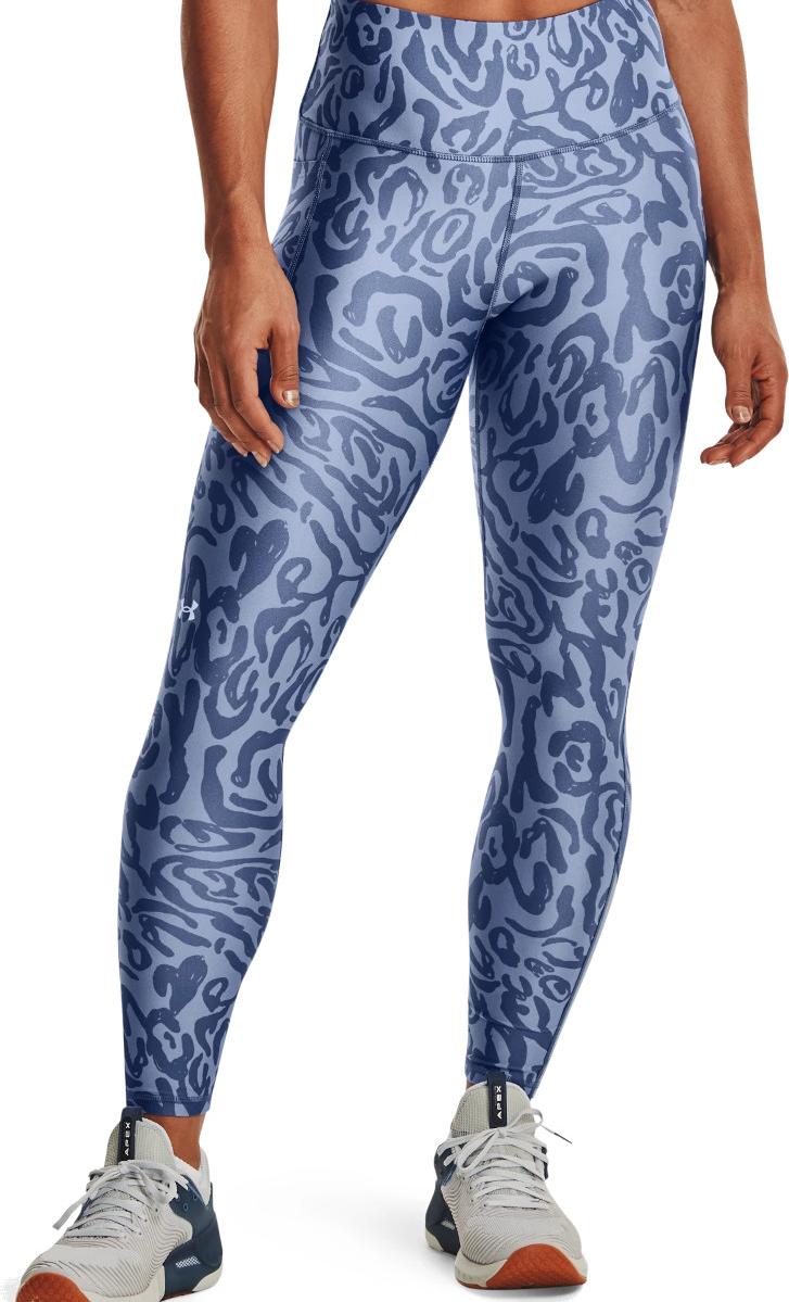 Клинове Under Armour HG Amr Tonal Print 7/8 Pocket Leggings Синьо | 1365343-470, 0