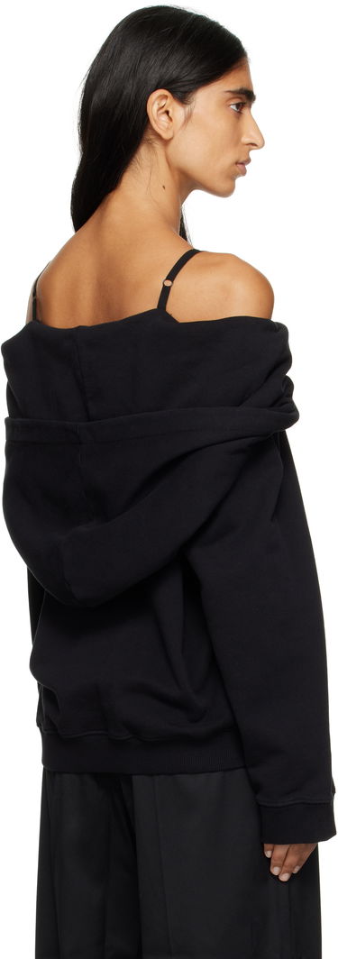 Суитчър Maison Margiela MM6 Maison Margiela Off-The-Shoulder Hoodie Черно | S52GU0244 M25014, 2